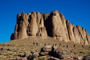 Hiking in atlas Mountain